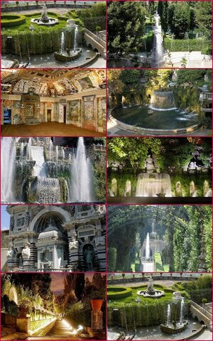 Pirro Ligorio. Vistas de la villa de la familia D´Este, Tívoli.