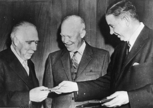 Niels Bohr Atoms for Peace Award – October 24, 1957
