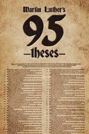 Martin Luther 95 theses