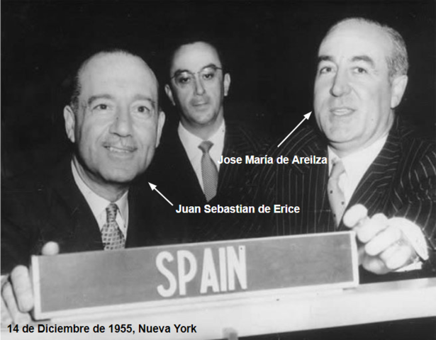 Entrada de España en la ONU
