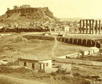 Akropolis-aren ikuspegia 1831-1885