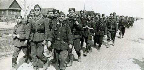 Tropas de la división azul