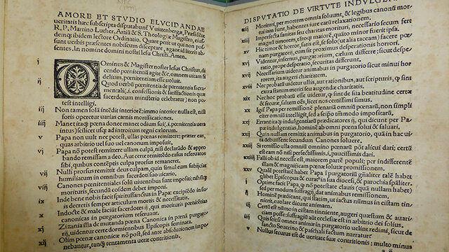 Martin Luther 95 theses