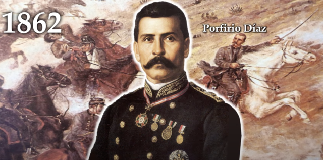 General Porfilio Diaz participation in the Francoh war