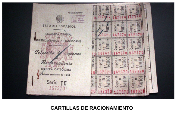 CARTILLAS DE RACIONAMIENTO