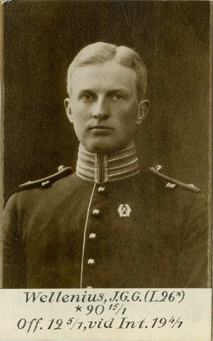 Llegada del sueco Gösta Wellenius