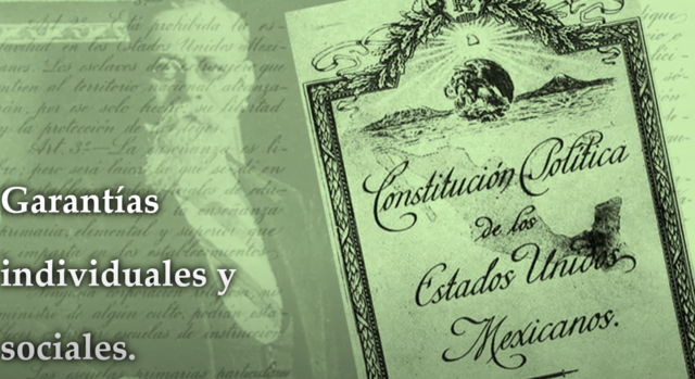 Venustiano Carranza becomes president and changes the constitution