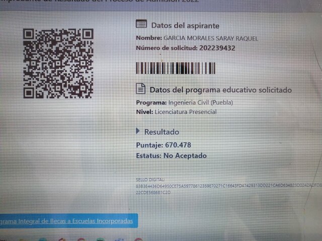 Examen para la Universidad