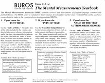 Exploraciones sobre personalidad y el primer anuario de mediciones mentales