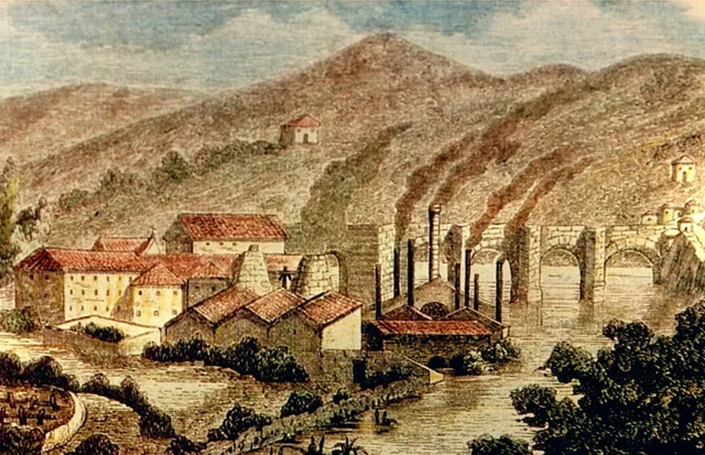 Boluetako Santa Ana fabrikaren sorrera