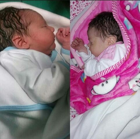 Nacimiento de mi sobrinos