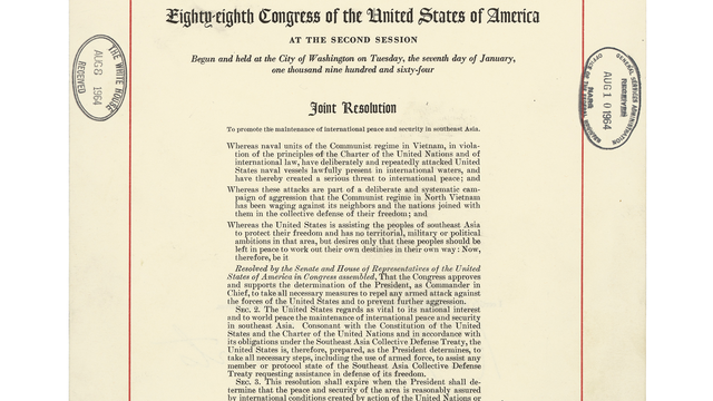 Tonkin Gulf Resolution