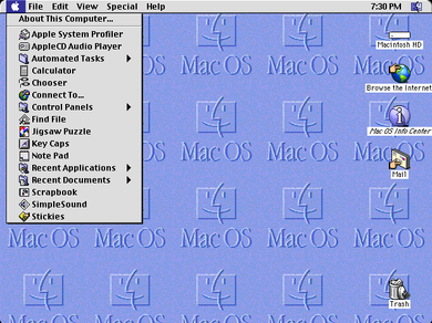 Mac OS system 8