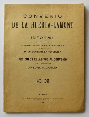 Convenio De la Huerta-Lamont