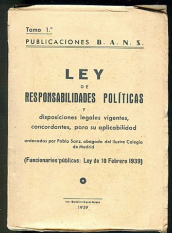 Llei de responsabilitats polítiques