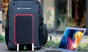 Mochila con energía solar