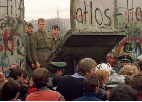 BERLIN WALL GOES DOWN