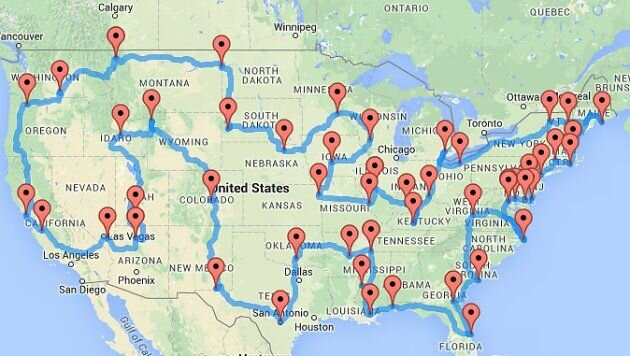 Difusión de los programas por EEUU