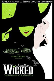 "Wicked" opened on Broadway