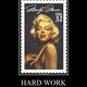 Stamp marilyn monroe funny hard work 3998500096