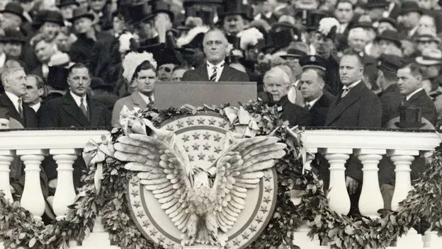 FDR is inaugurated