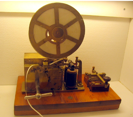 Invención del telégrafo.