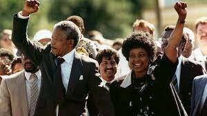 Nelson Mandela released from prison