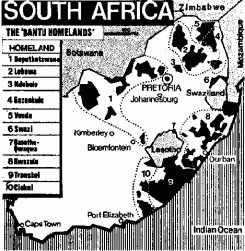 "Independent" homelands: Restoration of South African Citizenship