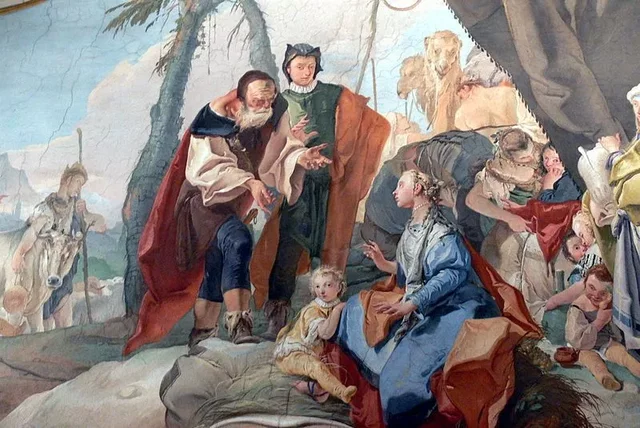 Jacó foge de Labão