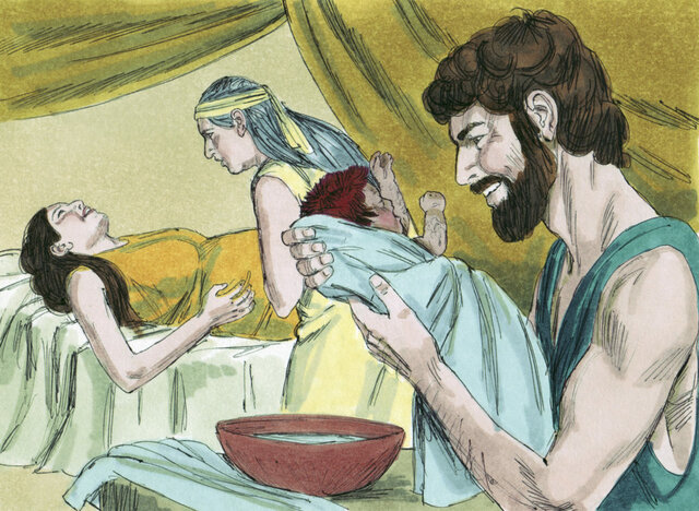 O nascimento de Esaú e Jacó