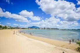 Primeira vez que fui na praia