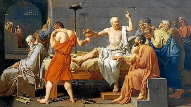 La mort de Sòcrates