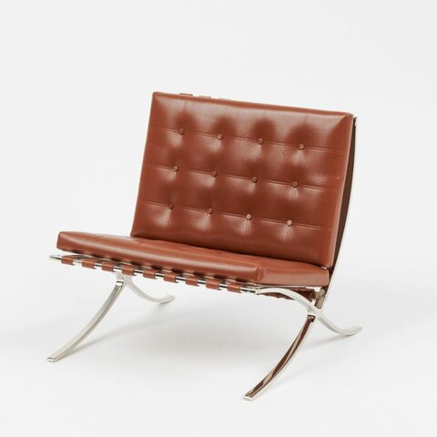 Cadira Barcelona (racionalisme: Bauhaus)