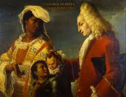 Spaniard and Indian Produce a Mestizo