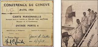 The 1954 Geneva Accords signed