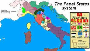 Papal States taken over by new nation of Italy