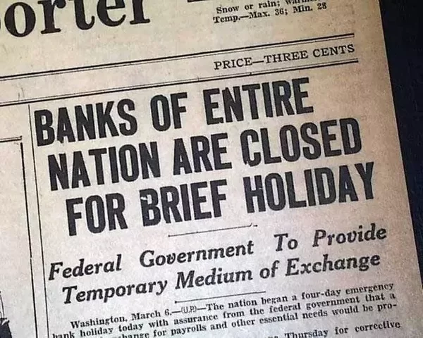 1933 Banking Holiday