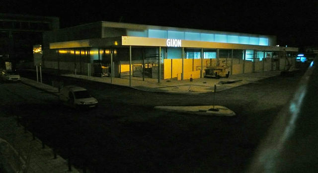 Una solución provisional en cemento