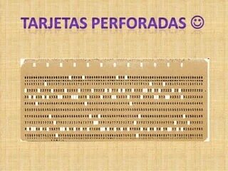 Tarjetas perforadas