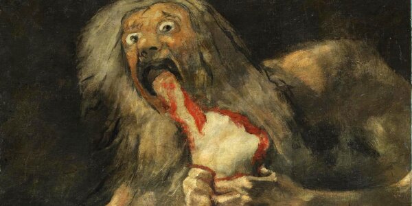 SATURNO DEVORANDO A SUS HIJOS