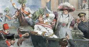 L'assassinat de l'arxiduc Francisco Fernando.