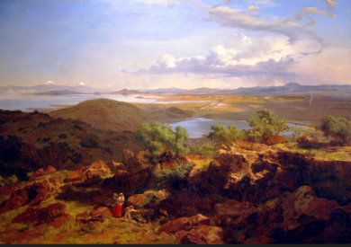 The Valley of Mexico from the Hillside of Santa Isabel (El Valle de México desde el Cerro de Santa Isabel)