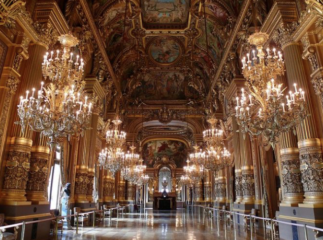 Le Grand salon de l'Ópera Garnier