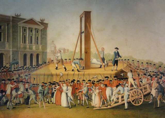 Ejecución de Luís XVI, Constitución democrática, Régimen del terror