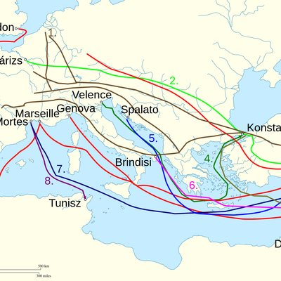 Timeline: Egy kereszteslovag útja