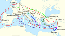 Timeline: Egy kereszteslovag útja