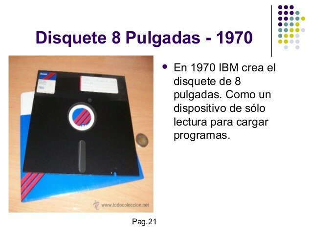 Memory disk de 8"