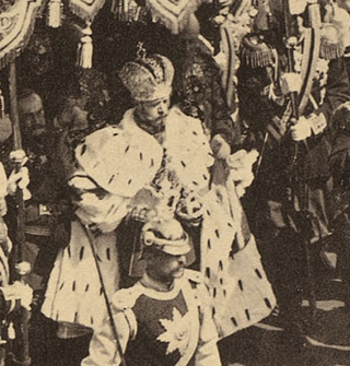 The coronation of Nicholas II.
