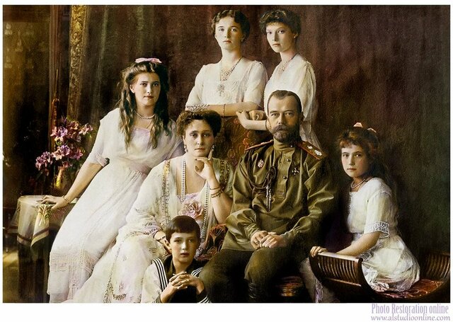 Tsar Nicholas II and his family are killed