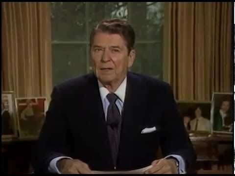 Reagan addresses Iran Arms and Contra Aid Controversy in National TV
